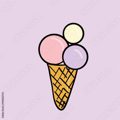 delicious sweet desserts on a bright background