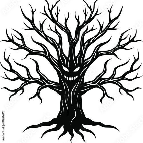 The Haunted Forest Tree A Symbol of Darkness and Terror in Folklore and Horror a Symbol of Darkness