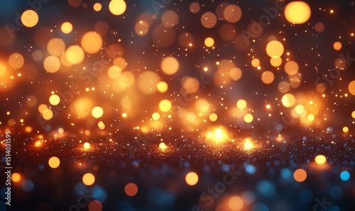 Diwali holiday background. Lights on minimalist backgroud