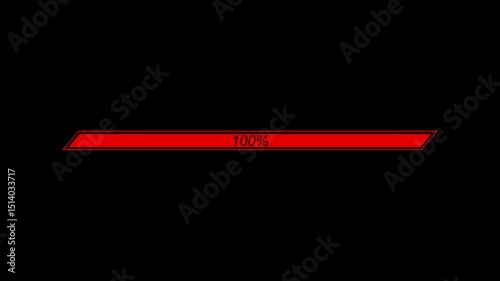 Minimal Animated Loading Bar, Looping Loading Progress Bar Animation