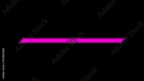 Minimal Animated Loading Bar, Looping Loading Progress Bar Animation