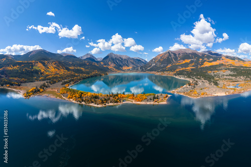 Twin Lakes Fall Colors, San Juan Mountain, Colorado Fall Colors