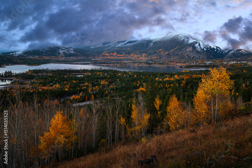 Silverthorne Fall Colors, San Juan Mountain, Colorado Fall Colors