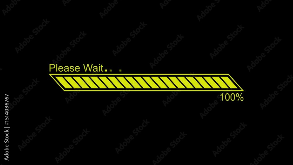 Stylish Loading Indicator Clean & Modern Design, Loading Screen Animation
