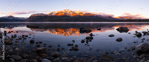 Sunrise at Leaf Fallen Lake, Lake Tahoe, California