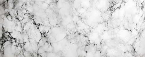 White Marble Texture with Natural Gray Veins for Elegant Interior Design and Surface Backgrounds. Generative AI
