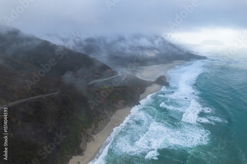 Fototapeta Naklejka Na Ścianę i Meble -  California Coast Highway 1