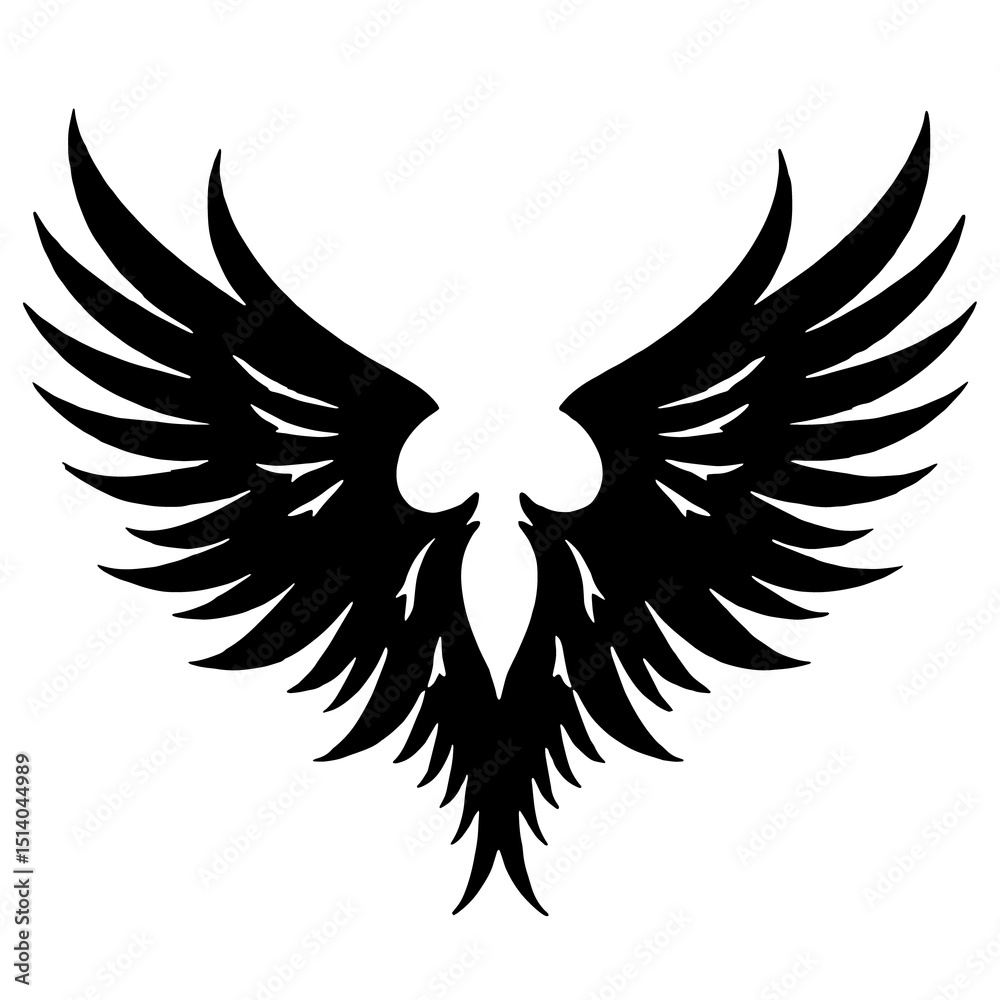 Fototapeta premium eagle with wings