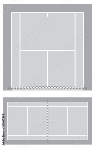 Tennis tennis court. vector illustration	
