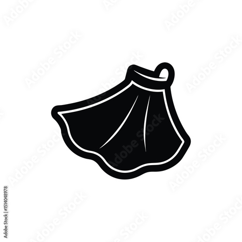 Burp Cloth Icon Vector Flat Clean Look Isolated