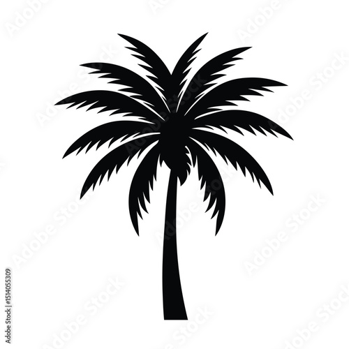 Palm Tree Silhouette Vector
