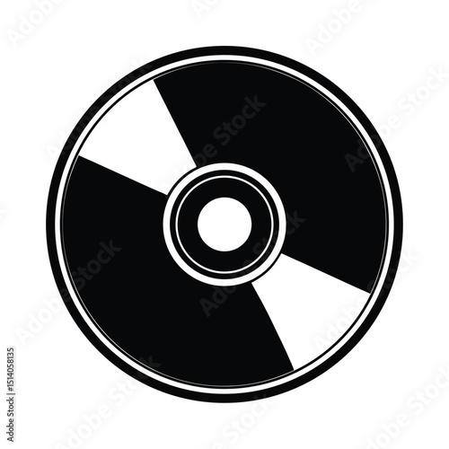 CD Icon Vector Flat Clean Look Isolated