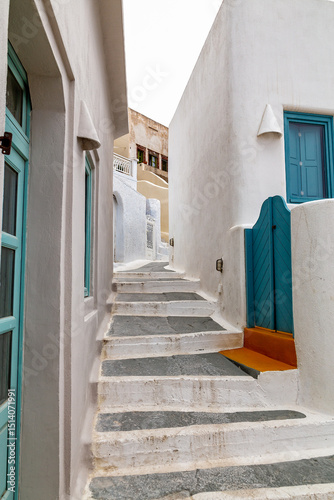 Fototapeta Naklejka Na Ścianę i Meble -  Santorini Steps