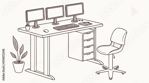 Optimize Your Workflow Generated AI-Powered Desk Setup for Productivity
