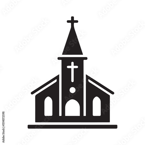 church icon vector illustration