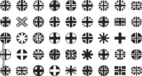 High resolution design featuring the union jack british flag