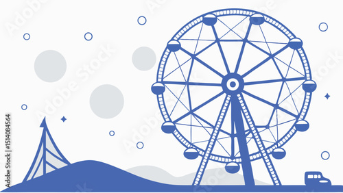 ferris wheel in the sky