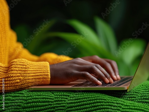 Portable Laptop: Modern Electronic Gadget for Office and Personal Use