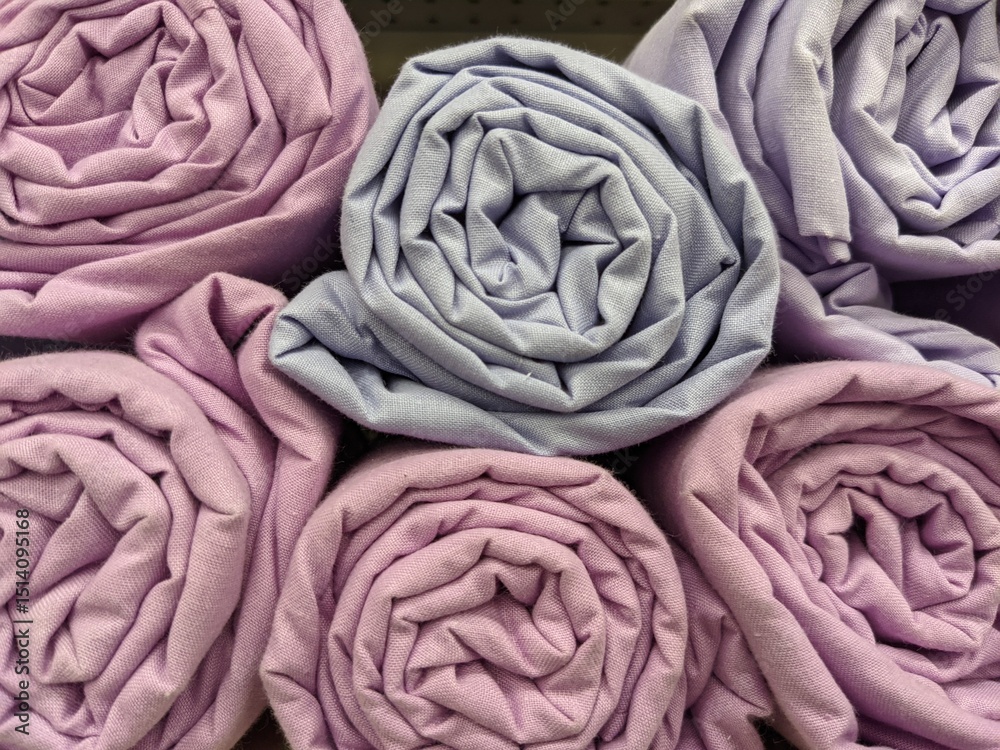 Obraz premium close up of color fabric