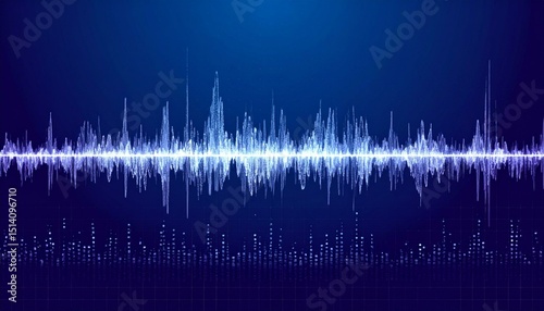 Abstract Sound Wave Visualization