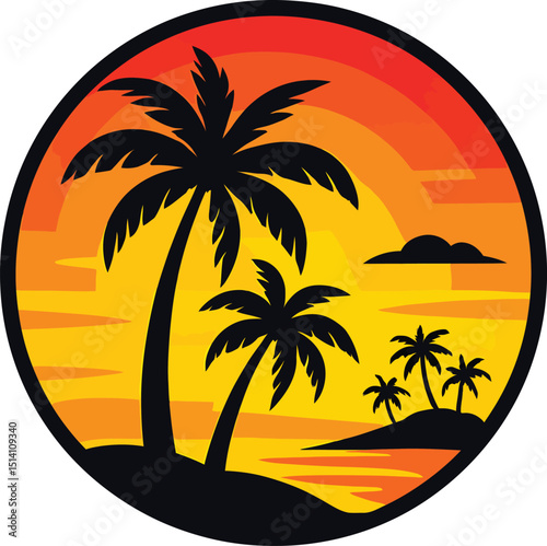 summer t shirt vector digain