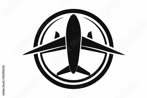 Airplane icon air travel flight journey transportation