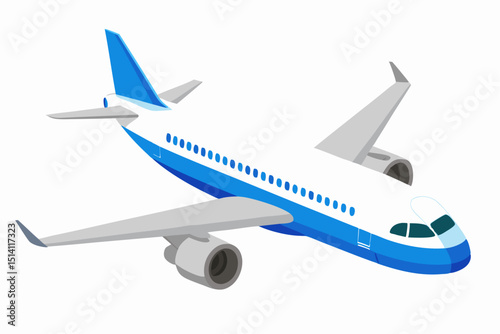 Airplane flight travel journey airliner aircraft blue white