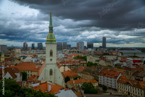 Photography view of bratislava, slovakia