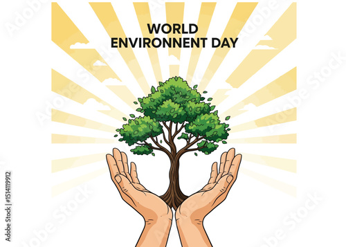 World environment day eco friendly nature illustrations and vector art