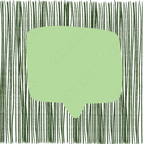Line frame speech bubble with comic style text balloon. Includes talk dialog bubble, doodle thinking cloud, and line balloon frame design. Vector illustration for conversation UI design.	