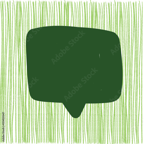 Line frame speech bubble with comic style text balloon. Includes talk dialog bubble, doodle thinking cloud, and line balloon frame design. Vector illustration for conversation UI design.	