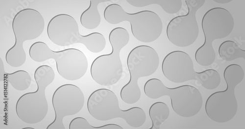 abstract white liquid circle hole 4k wallpaper