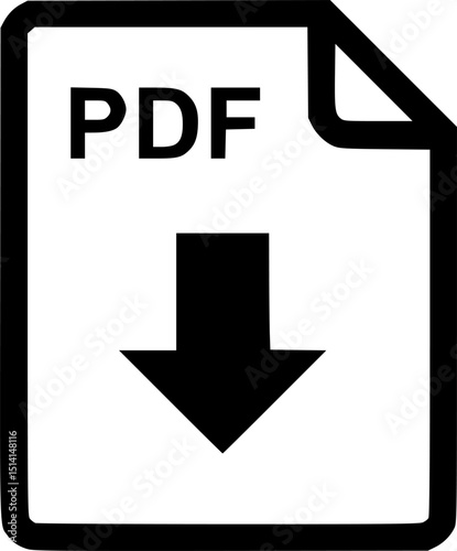 Pdf file download icon
