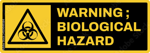 warning safety signs v3 uppercase text_warning ; biological hazard_landscape size 1/2 a4,a3,a2,a1 
