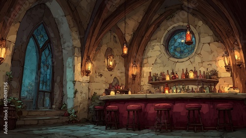Medieval Tavern: A Cozy Night at the Inn