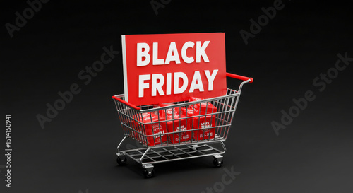 Black Friday Banner Vector. Black Friday Web Banner Design Template. Modern Design