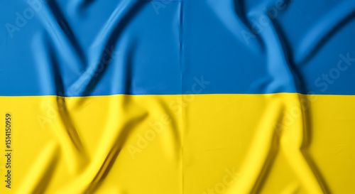 waving colorful flag of ukraine. National flag of Ukraine High resolution. Ukrainian flag