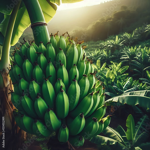 close up the fruit   of banana