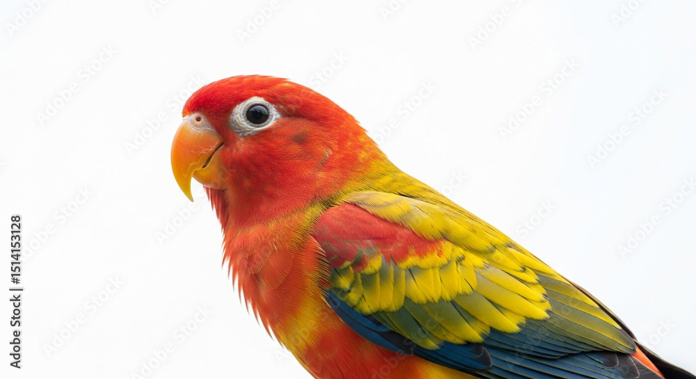 Fototapeta premium red and yellow macaw ara