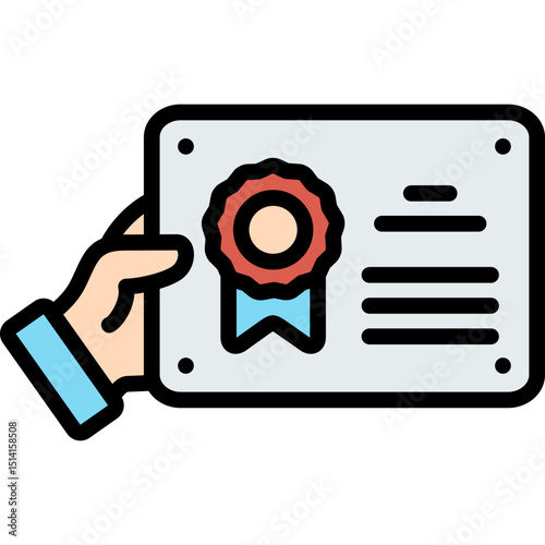 give certificate icon

