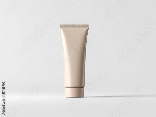 white cosmetic tube