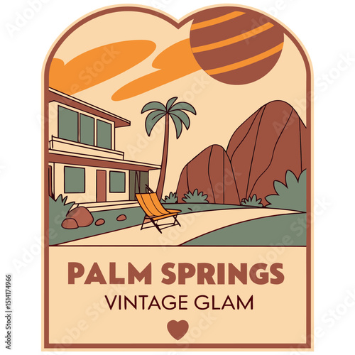 Palm Springs, California - Vintage Glam