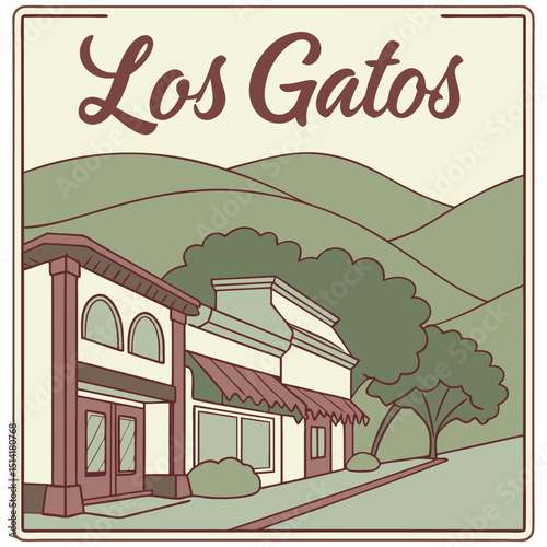  Los Gatos, California - Gateway to the Santa Cruz Mountains