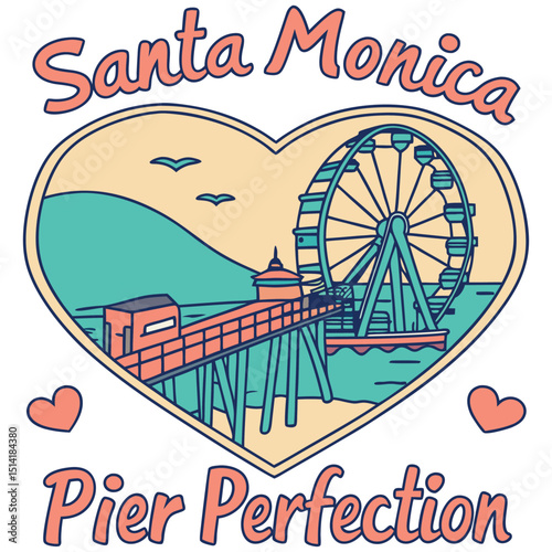 Santa Monica, California - Pier Perfection
