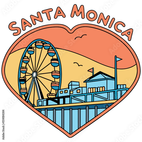 Santa Monica, California - Pier Perfection