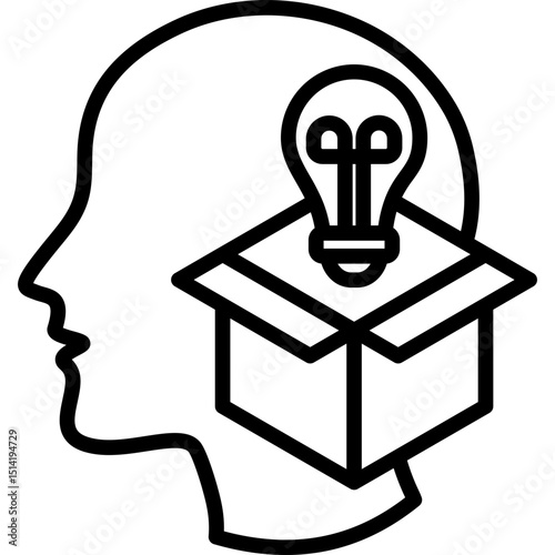 Anxiety Relief line icon