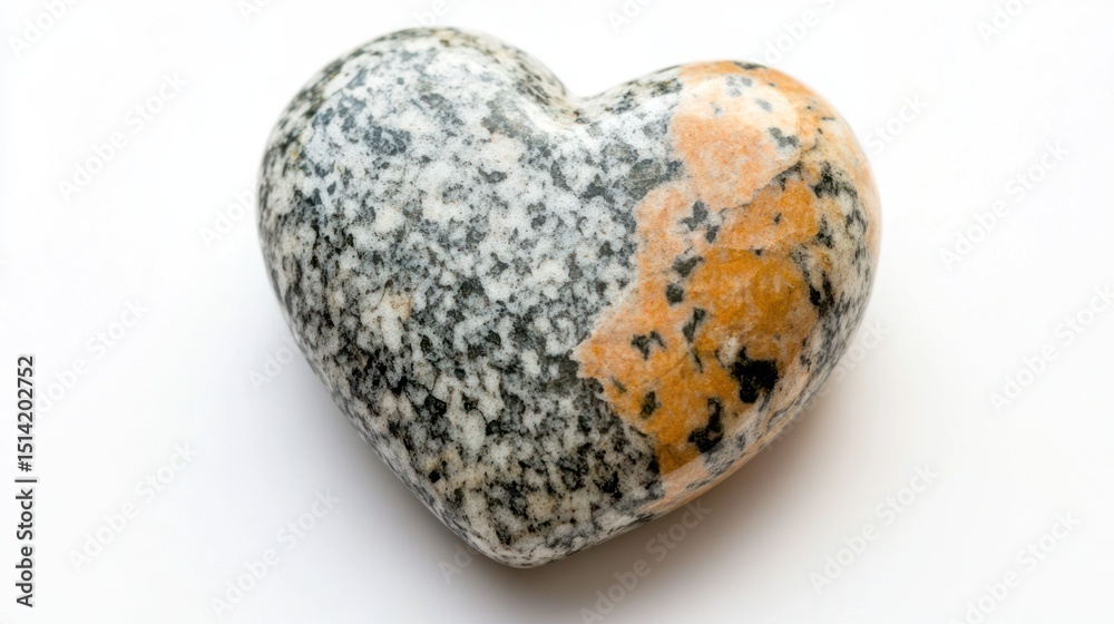 Heart Shaped Stone: A Unique Marble Specimen Heart Shaped Stone: A Unique Marble Specimen