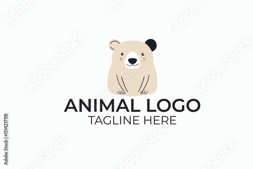 vector image of a bear