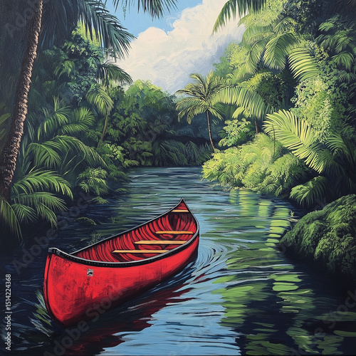 boat on the lake