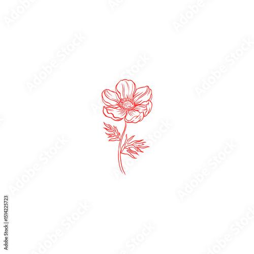 Fototapeta Naklejka Na Ścianę i Meble -  pink flower vector